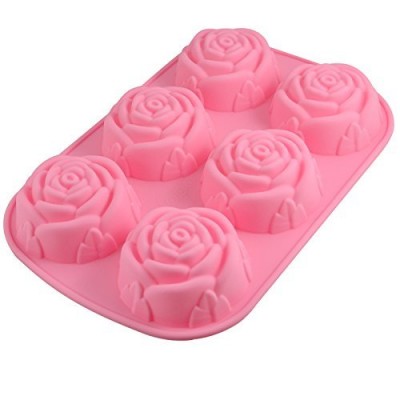 Rose Silicone Soap Mould 